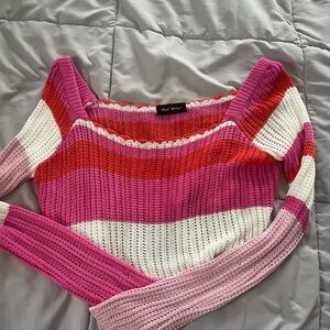 Hazel boutique cropped sweater
